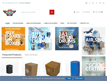 Tablet Screenshot of acepackinternational.com
